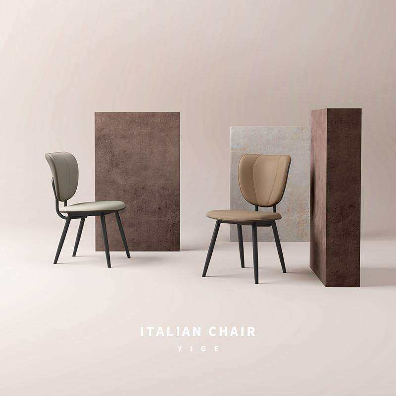 餐桌椅家用2026新款主人靠背凳子吃饭单买高级岛台设计师餐厅椅子