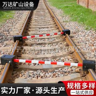 铁路1435轨距防溜枕木自锁式 橡胶PR防溜车枕木 机车橡胶枕木便携式