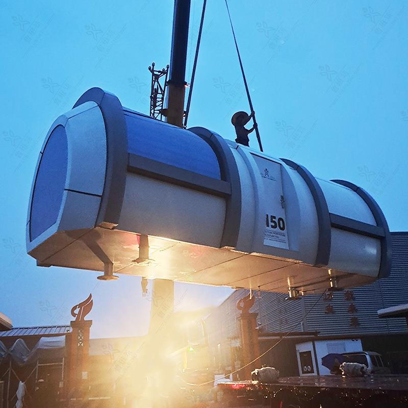 太空之家 航天科技感住宅移动箱房民宿太空舱 圆星空顶泡泡屋客房