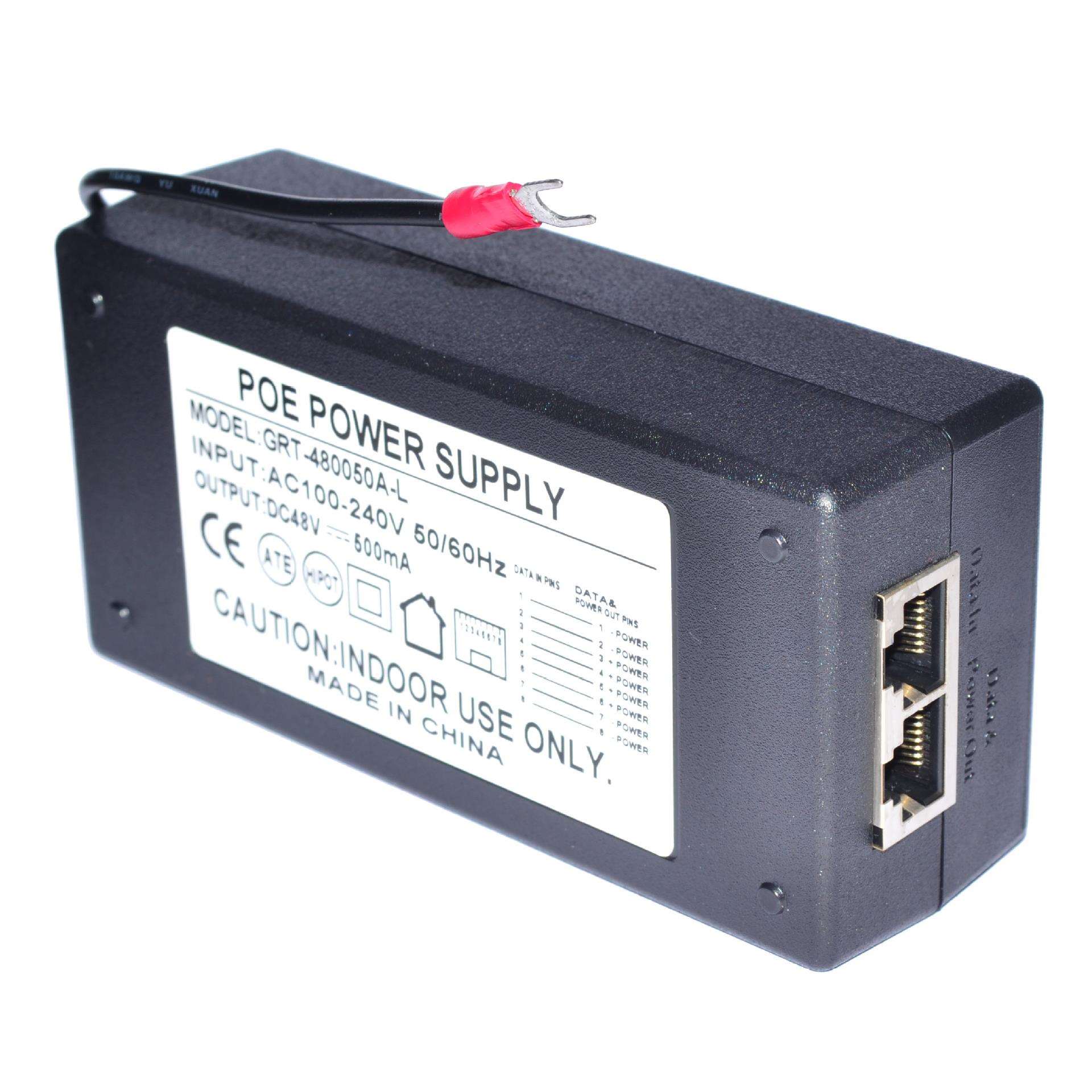 无线AP网桥电源48V 500mA 单口千兆POE电源 GREAT格雷特POE电源