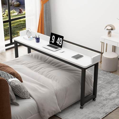 可移动电脑桌家用卧室长条桌床上书桌学习桌现代懒人移动跨床桌子