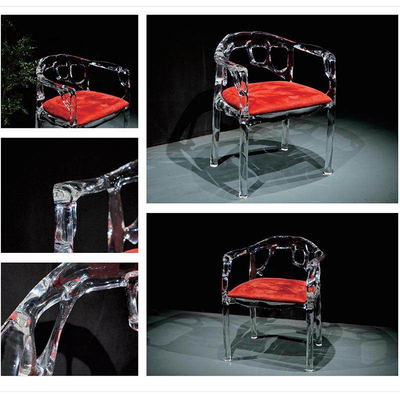 轻奢创意透明水晶树叶餐椅茶桌茶个性镂空简约异形设计亚克力餐椅,鲜花速递/花卉仿真/绿植园艺,割草机/草坪机,淘宝优惠券,粉丝福利购,淘宝优惠卷
