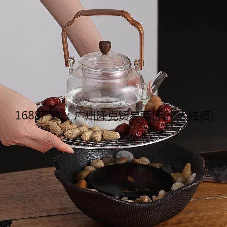 新款围炉煮茶电陶炉煮茶器煮茶炉陶瓷壶家用小型茶炉泡茶挂垒德株