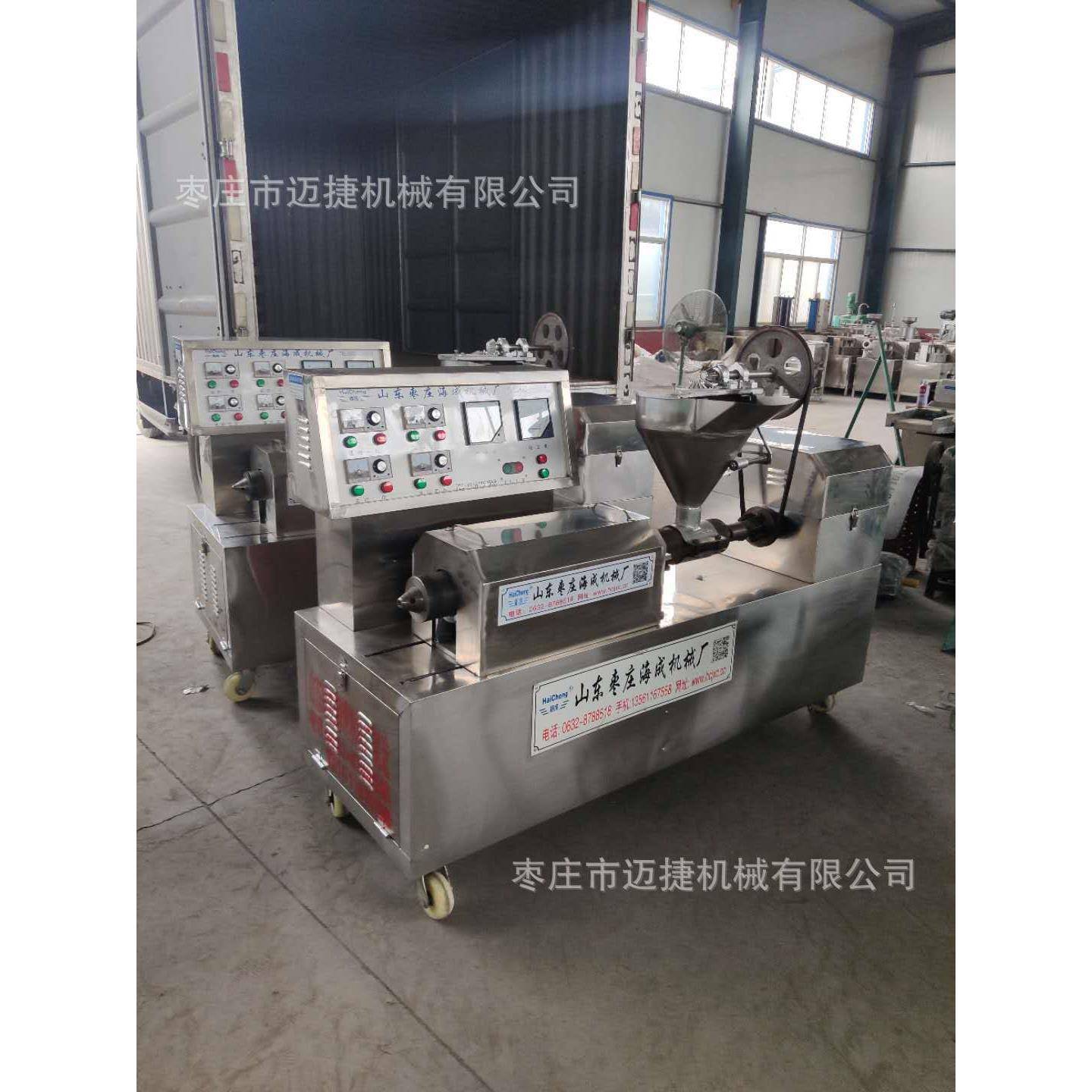 大连豆制品加工设备不锈钢豆花豆丝机工作原理大豆蛋白肉挤出机