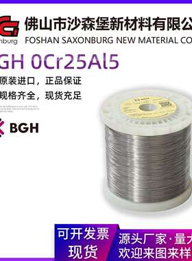 德国原装BGH-255铁络铝电热丝0Cr25Al5电阻丝发热丝圆丝电加热