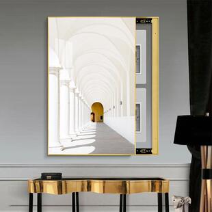 大尺寸电表箱装饰画竖版推拉侧开遮挡配开关电闸盒挂画电箱画