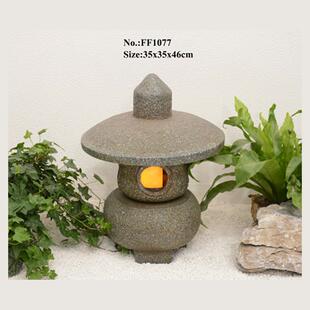 古宫灯石灯笼玻璃钢装饰落地别墅花园宫灯摆件中式软装配件