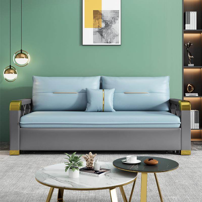 实木沙发床可折叠小户型客厅单双人坐卧两用多功能简约现代沙发床