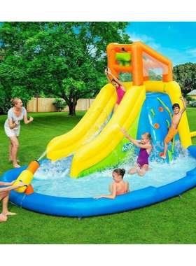 Bestway53345淘气堡游乐园大型儿童滑梯充气城堡充气乐园