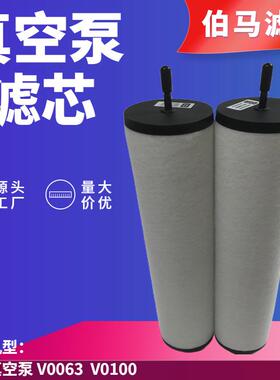 众德真空泵油雾过滤器 ZD7180010 排气滤芯 V0063 V0100