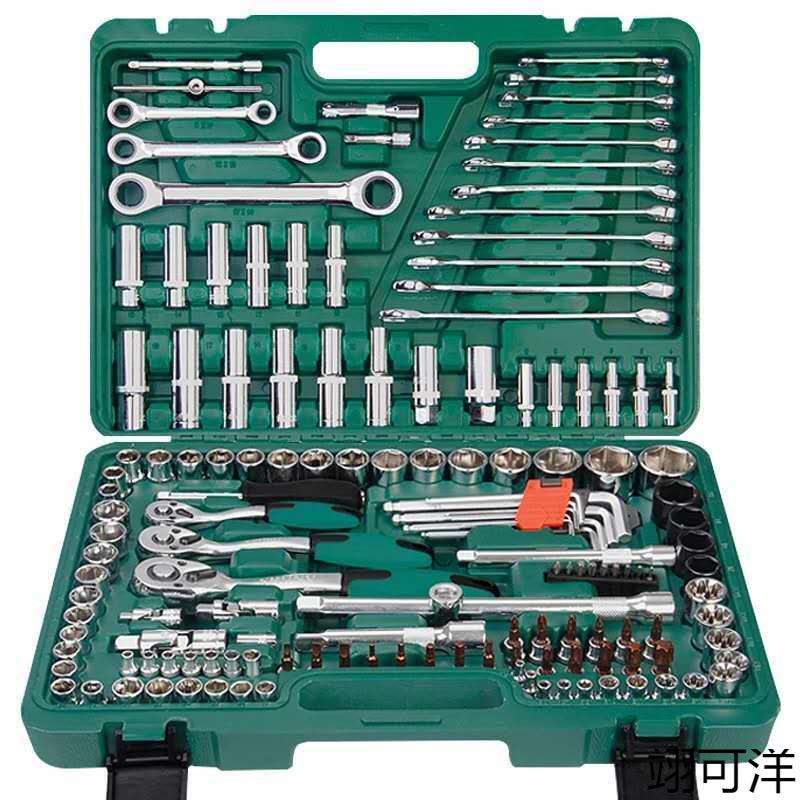 组合工具箱板子套筒汽修专用汽车工具多功能棘轮套装家用工具套装