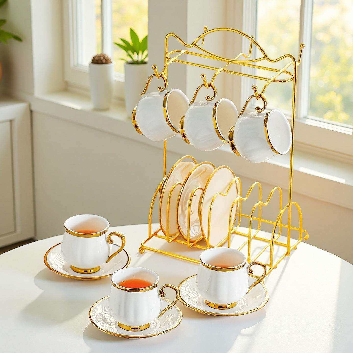 高级复古陶瓷咖啡杯碟套装家用家居咖啡具迷你拿铁杯简约防烫茶杯,鲜花速递/花卉仿真/绿植园艺,割草机/草坪机,淘宝优惠券,粉丝福利购,淘宝优惠卷