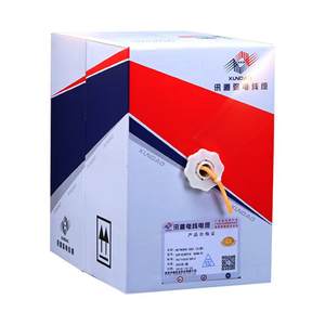 讯道XUNDAO非屏蔽网线双绞线六类305米/盘网络线讯道AL5627952907
