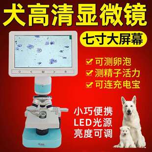 倍特双显微镜精子检测母犬测排卵期显微镜公猪鲜精牛冻精活力检测