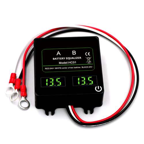 HC01-SW 电池均衡器 2个电池12/24V 太阳能系统专用蓄电池调节器
