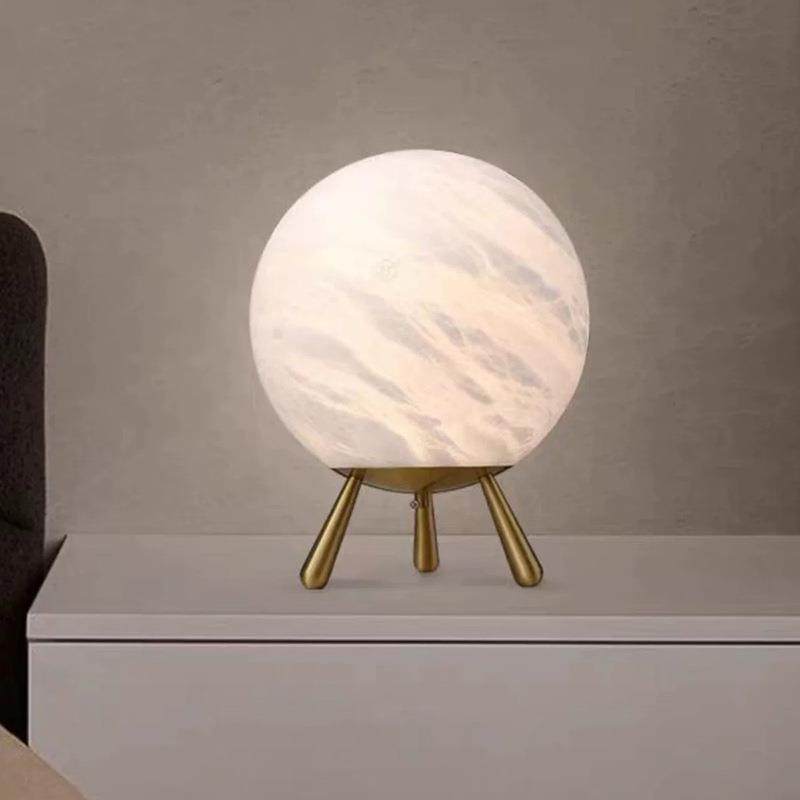简约创意天然云石台灯全铜装饰现代轻奢书桌客厅沙发旁卧室床头灯,电子元器件市场,其它元器件,淘宝优惠券,粉丝福利购,淘宝优惠卷