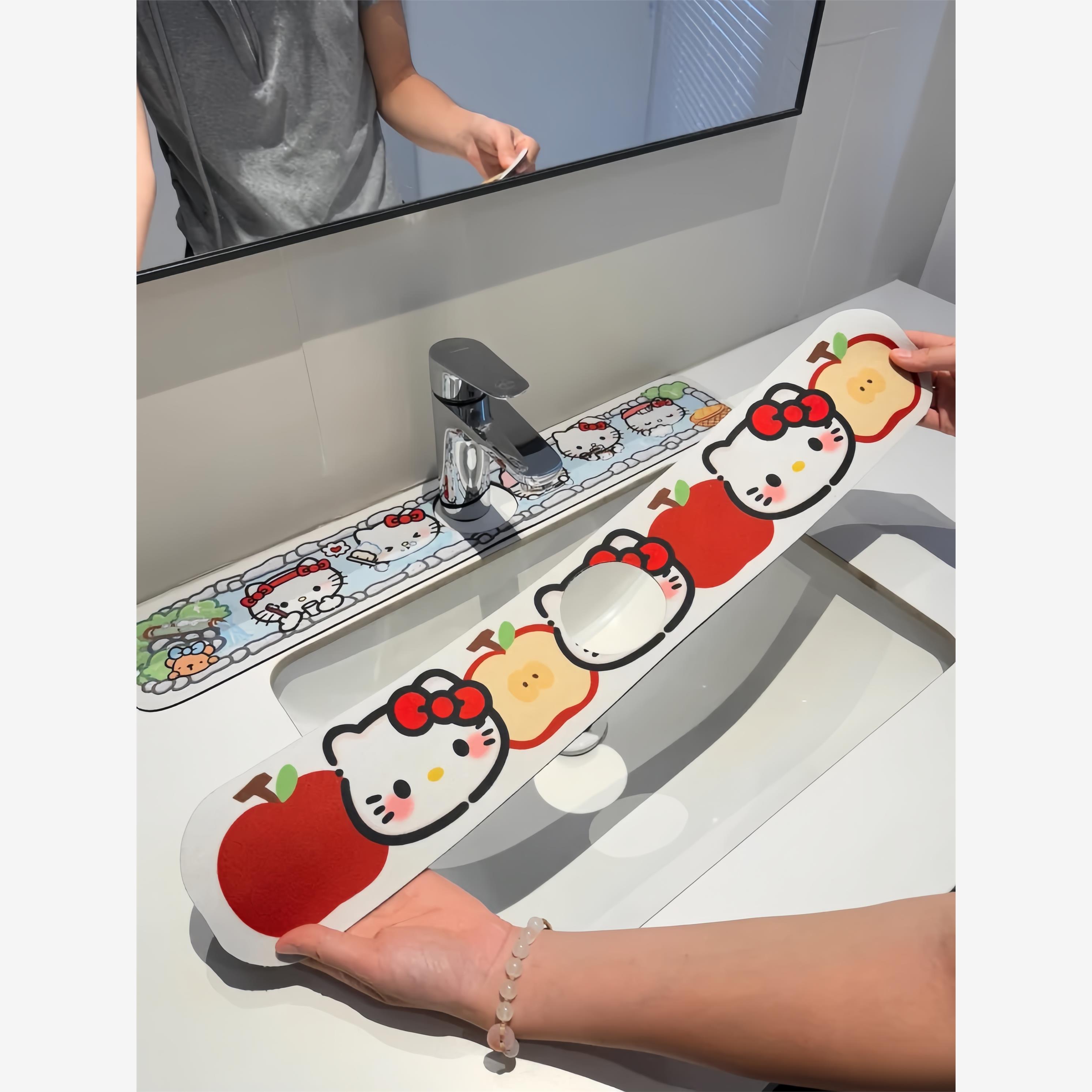 卡通可爱新款水龙头沥水