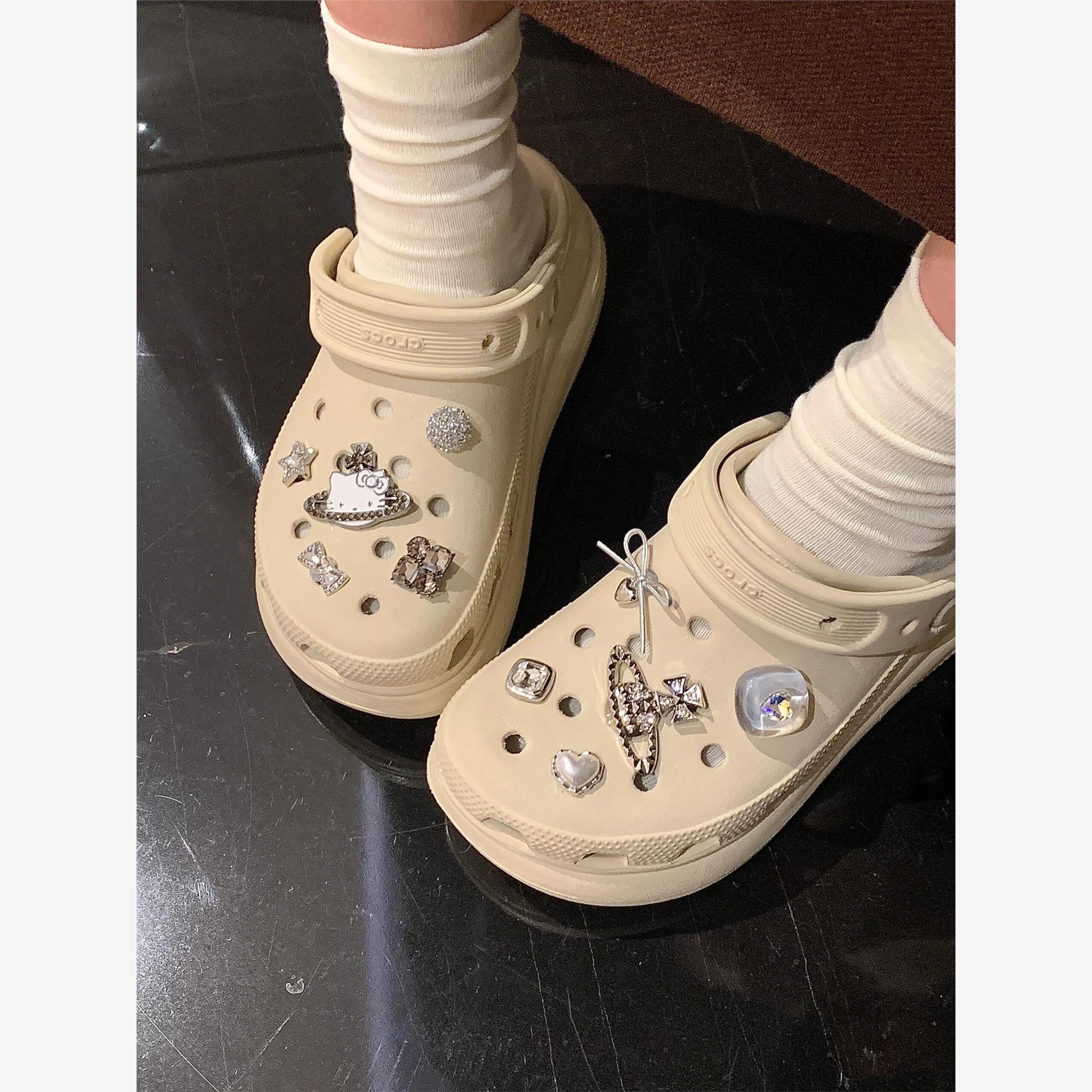 哈喽kt洞洞鞋配饰鞋花配