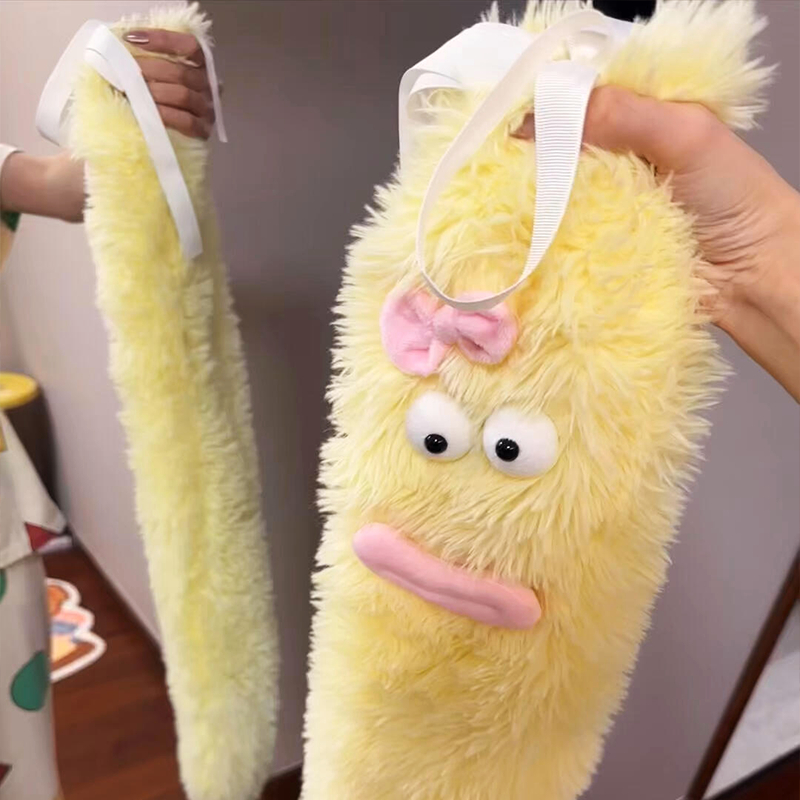 丑萌小怪兽长条热水袋注