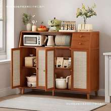 餐边柜厨房非实木靠墙柜子储物柜家用多功能置物柜碗柜出租房专用