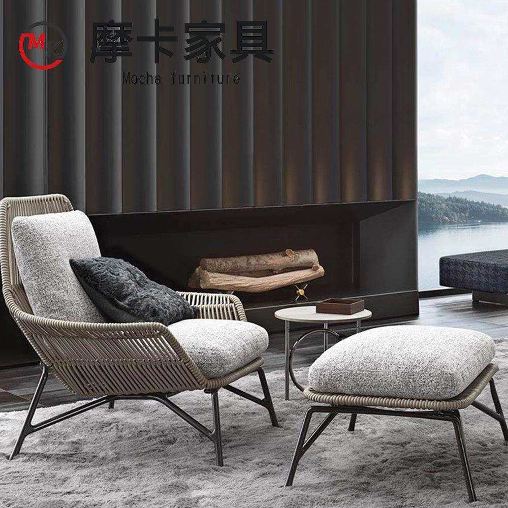 户外沙发单人藤编躺椅庭院别墅休闲室外室内茶几脚垫组合懒人沙发,3C数码配件,USB灯,淘宝优惠券,粉丝福利购,淘宝优惠卷