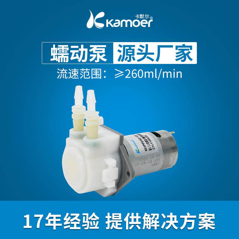 卡默尔耐腐蚀蠕动泵12v抽水泵自吸泵循环电动小泵稳定可靠24v水泵