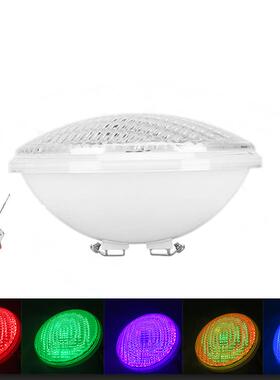 胶水下灯PAR56-PC-24W- IP68LED泳池鱼缸灯单色常亮/RGB潜水灯