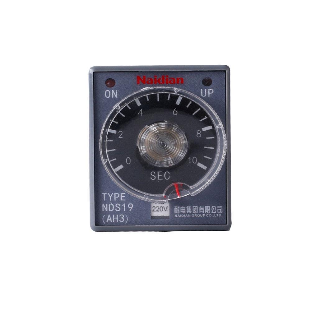 耐电继电器 AC220V AH3-3 NDS19C Time Relay 电容式时间继电器