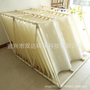 沉淀池波浪形斜板污水处理沉泥排泥框架 ABS侧向流波纹斜板填料