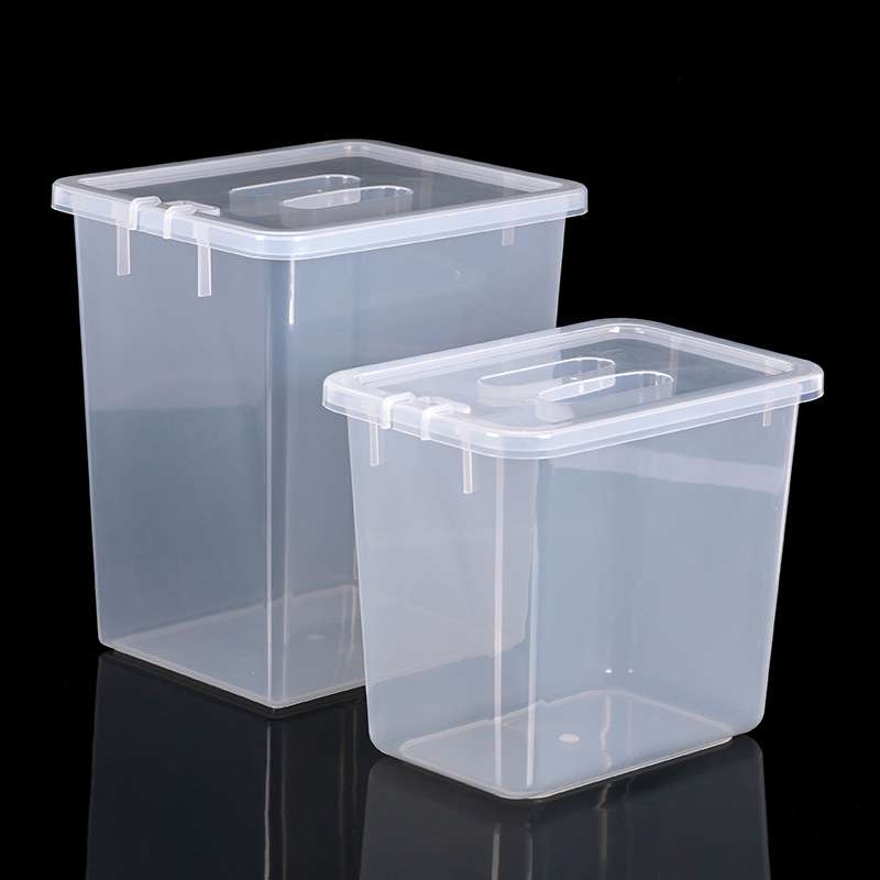 糖水专用桶冷藏加高加厚塑料带盖冰柜冷冻牛奶冰桶商用方形奶茶桶