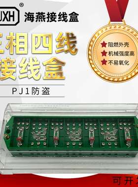 FJ6/PJ1型防窃电三相四线电能计量联合接线盒DFY1-B绿色计量箱