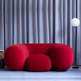 Sfoolux火MOLLO高端艺术设计懒人休闲布艺客厅单人沙发