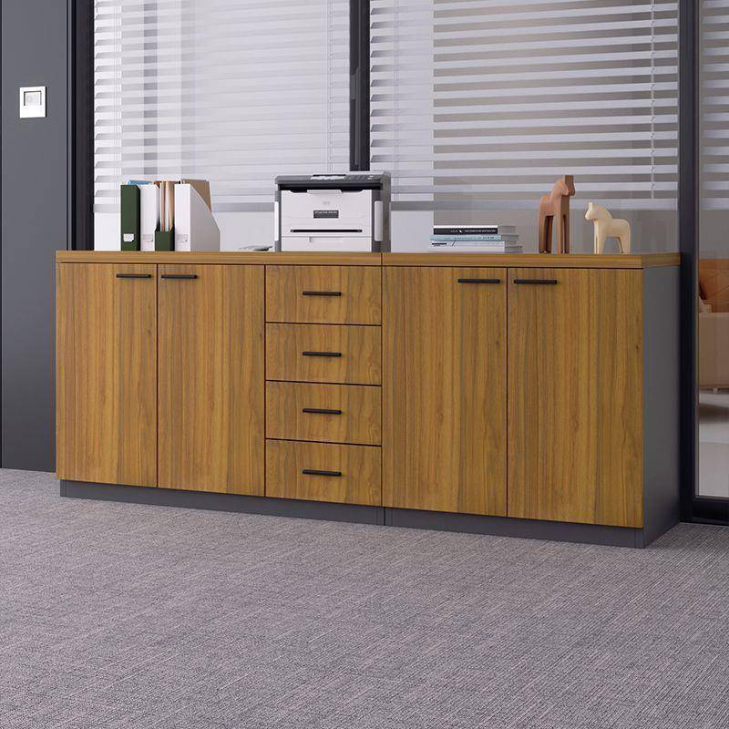 矮柜会议室茶水柜办公室办公柜子文件柜隔断柜带锁储物柜打印机柜