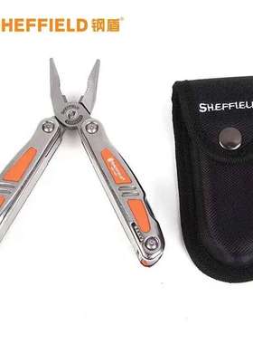 钢盾S041002 18合1不锈钢多用钳 便携可折叠多功能组合工具钳