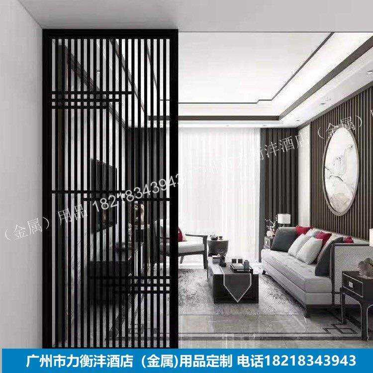 酒店大堂不锈钢屏风隔断玄关DING做厂家价格实惠酒吧金属间隔
