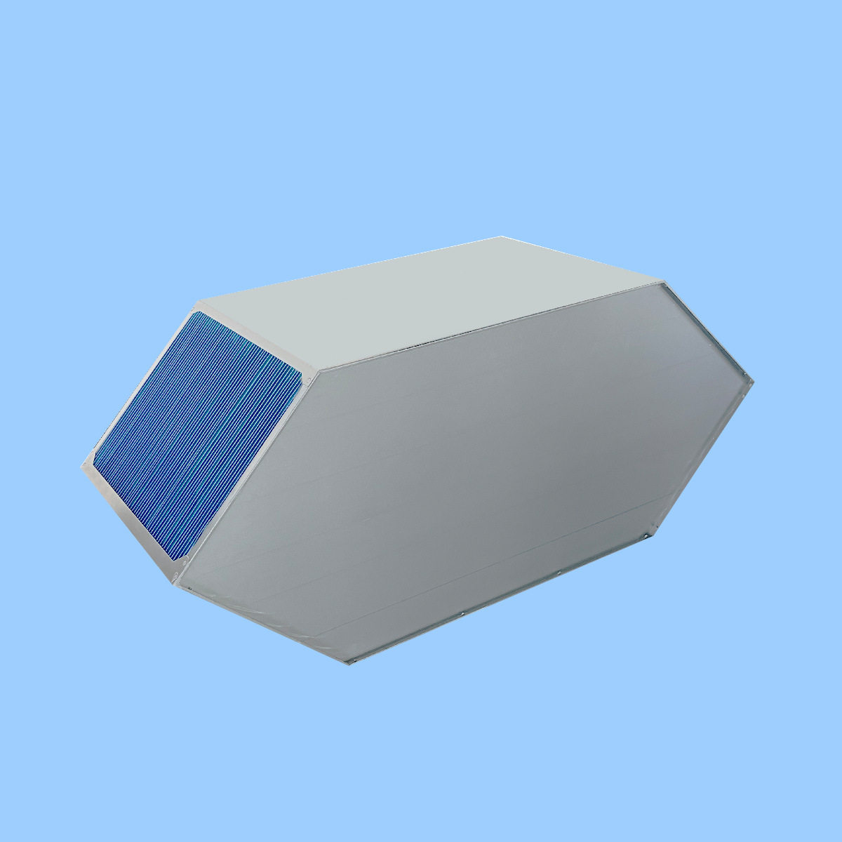 蒸发冷却机组热交换芯体充柜式电桩通风亲水铝箔换热器基站机柜
