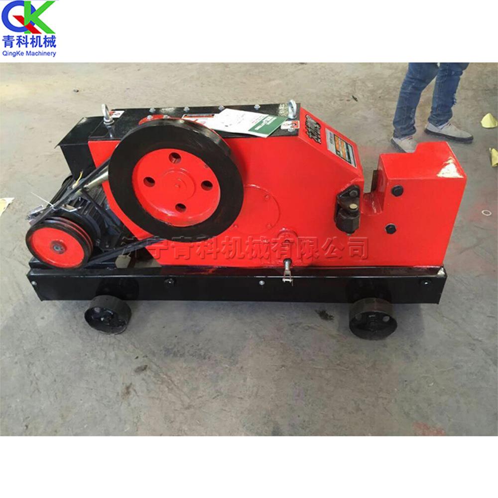 小型移动式钢筋切断机 碳素钢螺纹钢切断设备 扁铁方钢角钢切割机