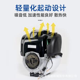 海道HD35割灌机四冲程背负式割草割稻打草机割草收割草坪机