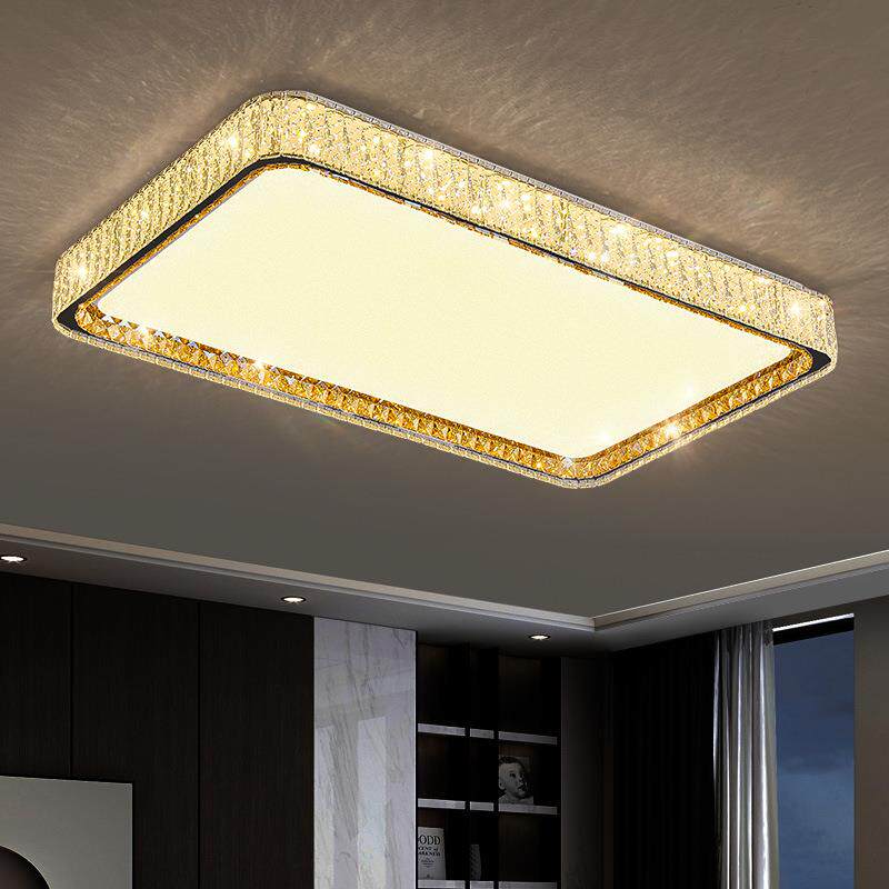 2024年新款卧室灯led吸顶灯现代简约轻奢水晶主卧灯具房间客厅灯
