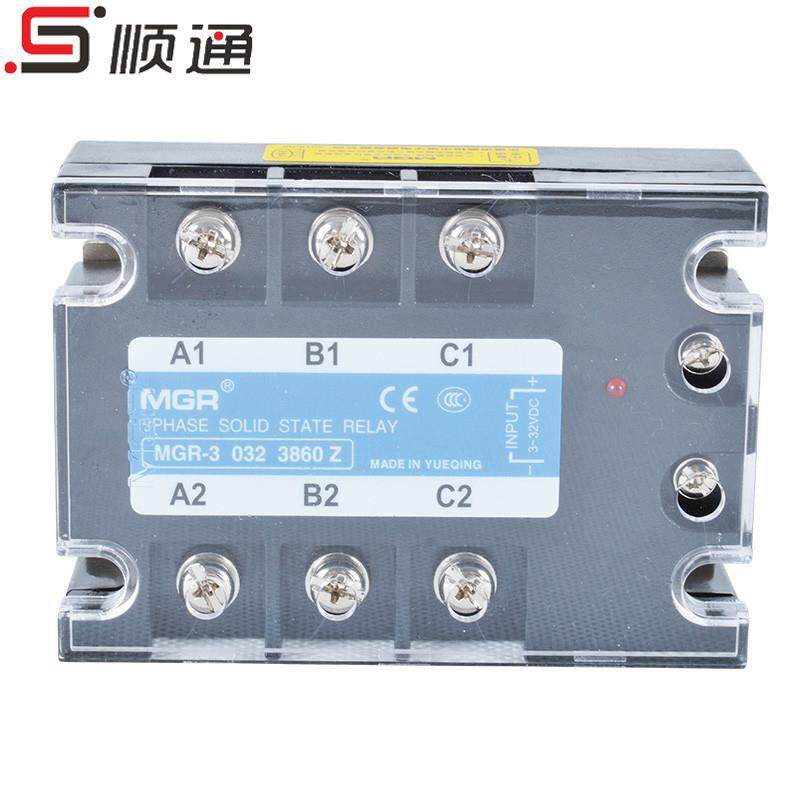 美格尔DC-AC380V 60A SSR-3 032 3860Z三相固态继电器直流控交流