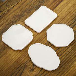 羊脂玉陶瓷壶承托盘德化白瓷泡茶壶垫茶壶干泡台茶壶泡茶底座