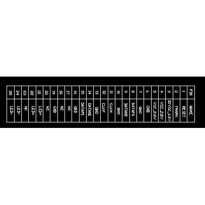4.55寸tft液晶屏25pin MIPI接口4.6寸lcd全视角IPS液晶屏8379A