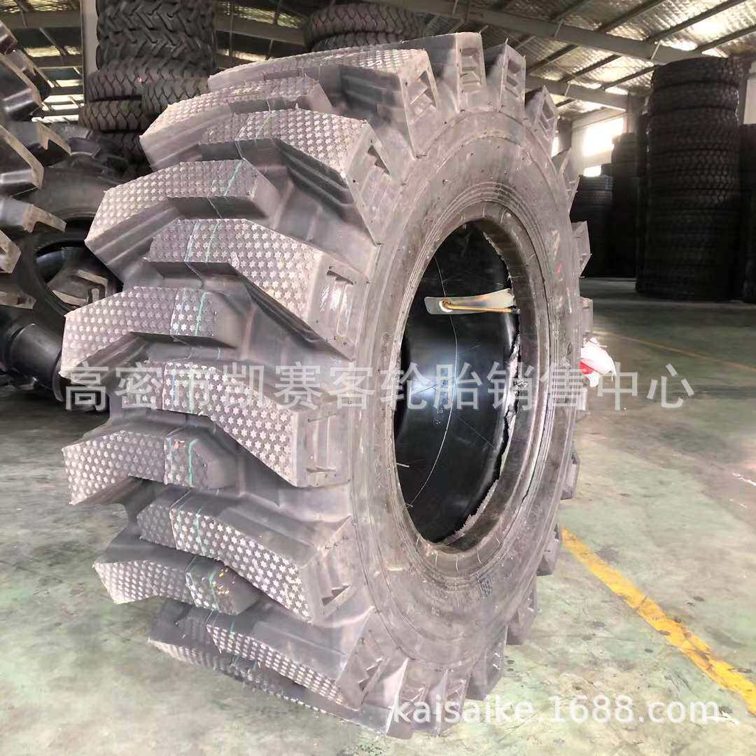 黑霸王16/70R20小装载机轮胎半钢半实心铲车轮胎16/70R24工程轮胎
