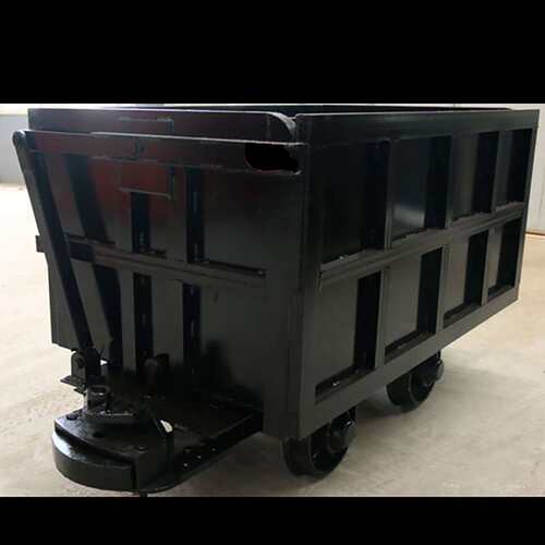 MCC侧卸式矿车 1.5吨载重 600轨距 曲轨联动侧卸45°倾斜自动卸料
