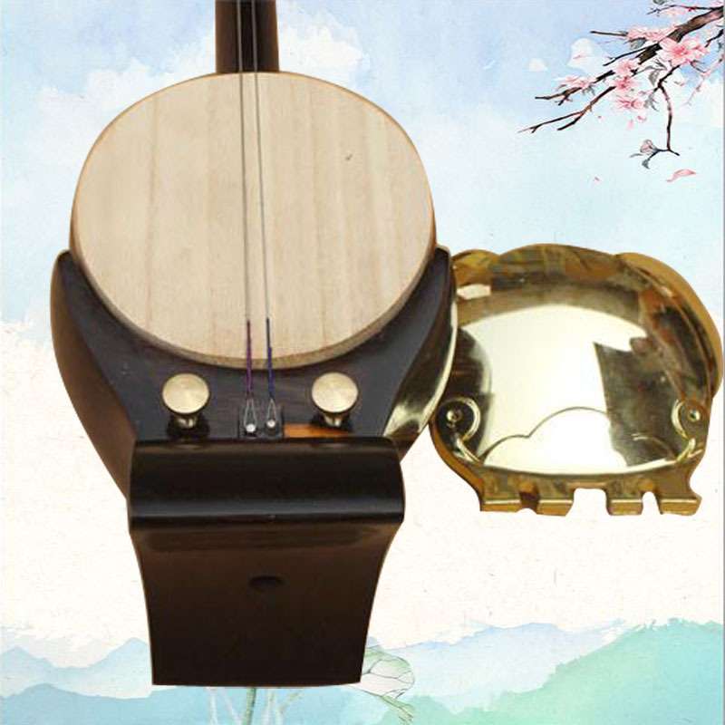 乐魂厂家直销专业黑檀如意头板胡乐器高音中音低音乐器