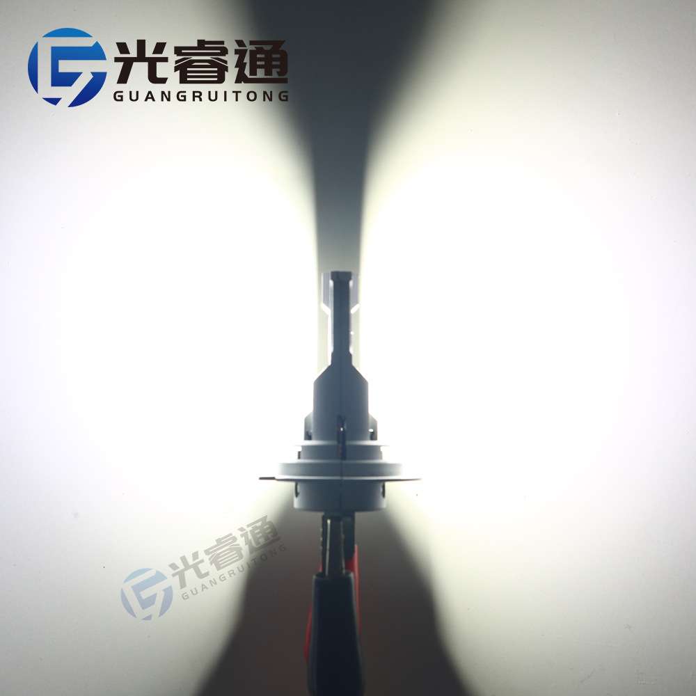 跨境12-24汽车H7前照灯80W高流明直插式LED前大灯K10改装车灯3570
