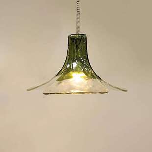 穆拉诺渐变花瓣玻璃床头卧室床头吊线灯玄关创意玻璃吊灯