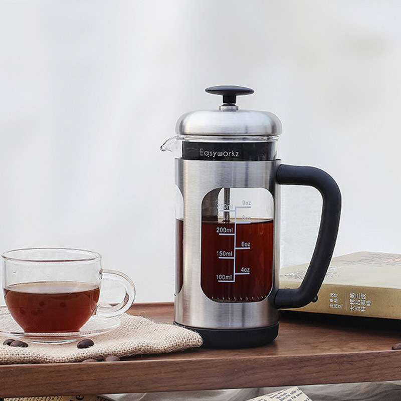 玻璃法压壶咖啡手冲壶家用煮咖啡过滤式器具冲茶器套装