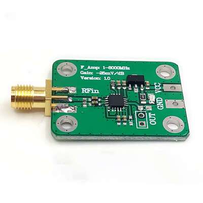 AD8318 射频 对数检波器 70dB RSSI测量 功率计（1-8000MHz）