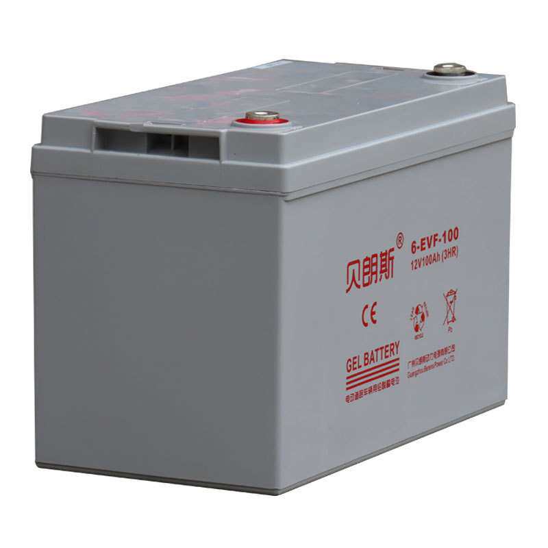 6-EVF-100胶体铅酸电池 巡逻观光车动力电瓶12V100Ah(3HR)出口